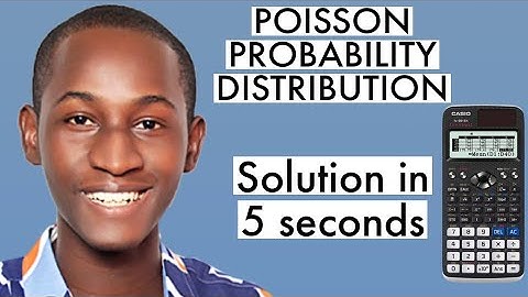 Finally! POISSON PROBABILITY DISTRIBUTION USING CASIO FX-991 EX CLASSWIZ CALCULATOR