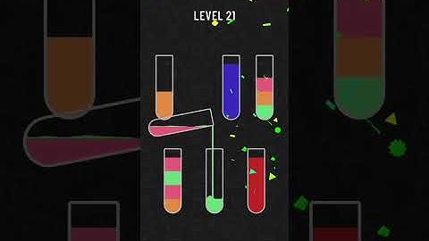 Water Sort Puzzle Level 21 Walkthrough Solution iOS/Android