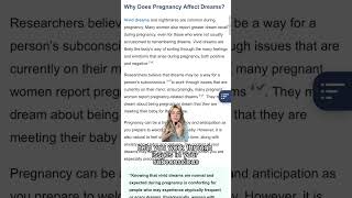 Are vivid dreams normal during pregnancy?