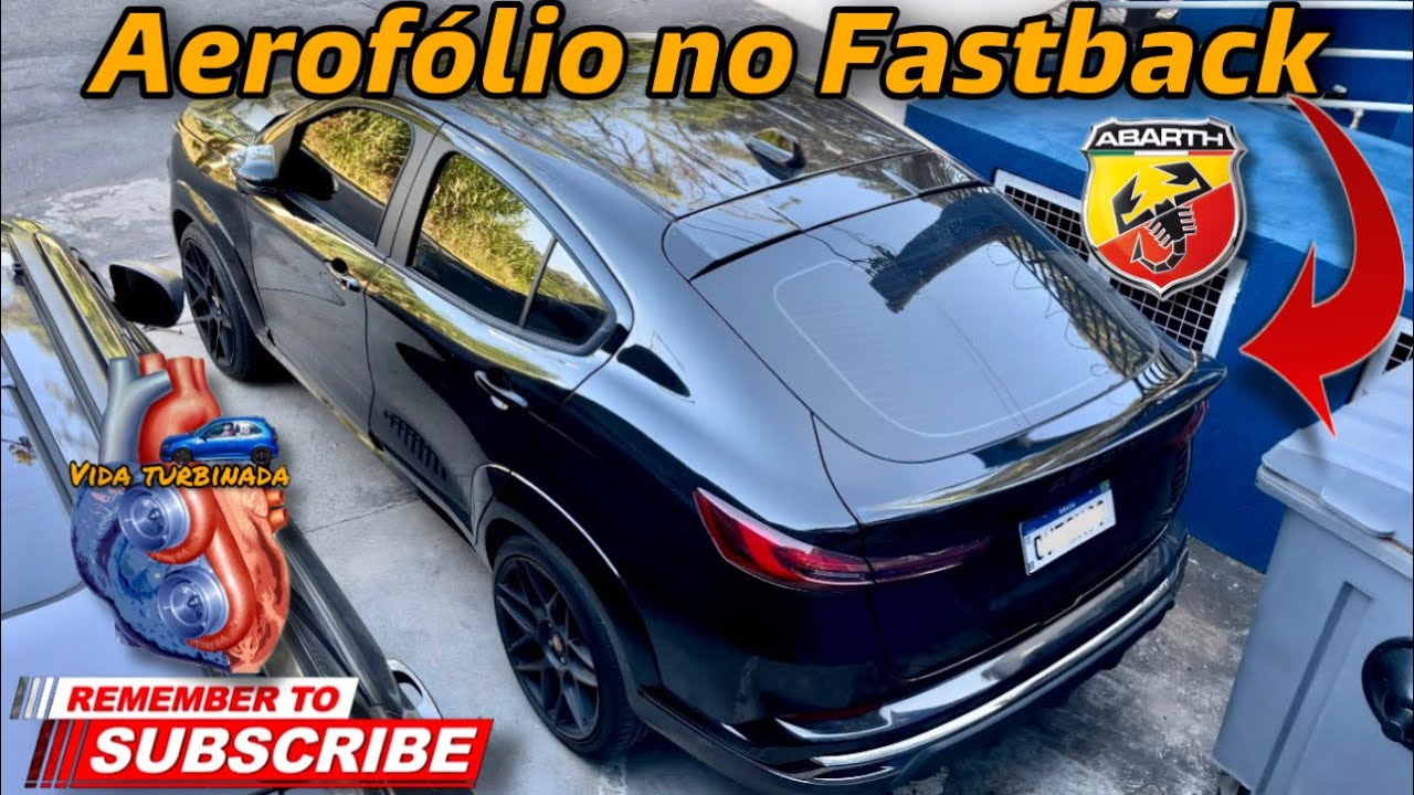 Instalei um aerofólio no Fiat Fastback Limited by Abarth! - YouTube