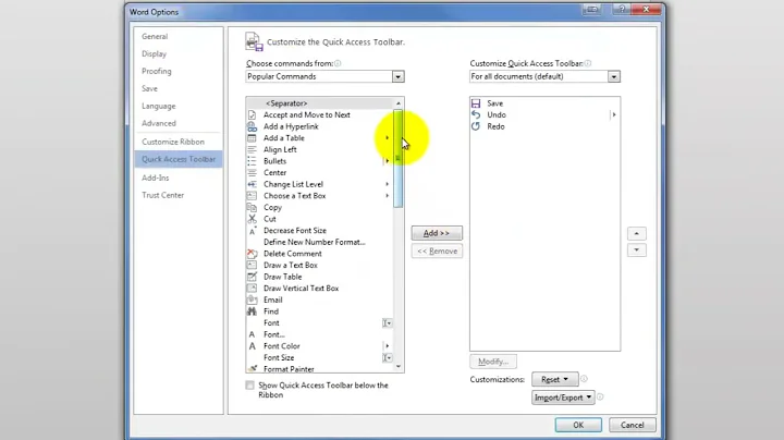 Customize Your Quick Access Toolbar in Microsoft Word | Time-Saving Tips!