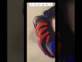 #shorts || autodesk sketchbook hairstyle cut photo editing || #shortsfeed