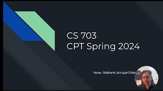 CPT Internship report Spring 2024 Stevens