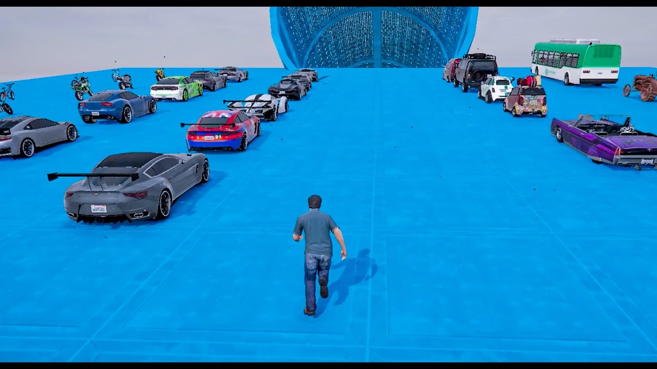 GTA 5 ULTA RAMP | Super Cars Jumping | - GTA 5 Ultra Ramp Challenge ...