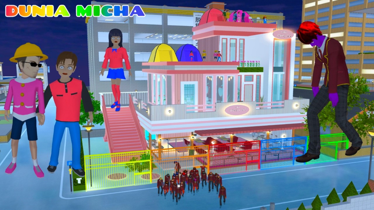 Yuta Dikejar Zombie Lava Tidak Bisa Turun Dari Kantor Polisi Mio & Baby Celine Terjebak Di Atap Cafe