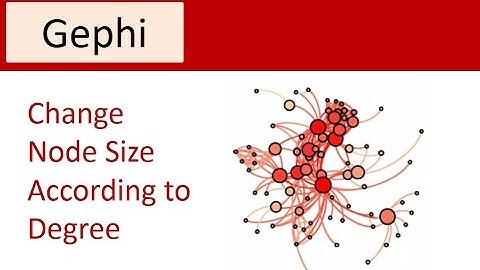 How to change Node Size according to Degree in Gephi : Gephi Tutorial