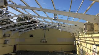 VIDEO: 'Sheer devastation' - Repairs underway at Cork school after Ophelia ripped off roof