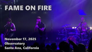 Fame On Fire  20251117  Observatory  Santa Ana    Show