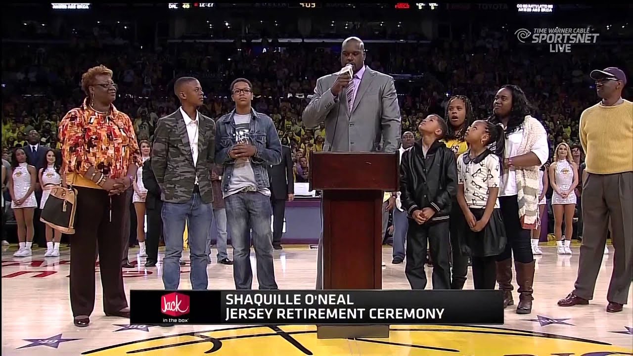 shaq retired jersey