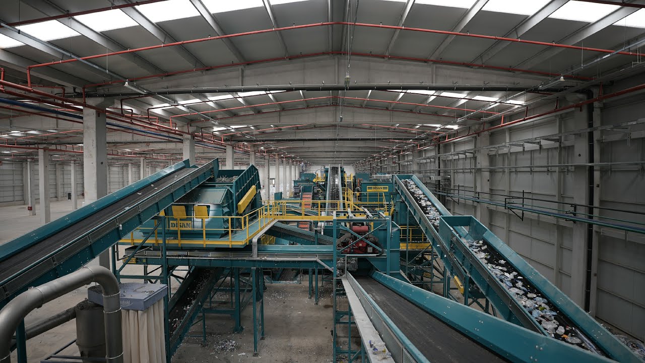 DISAN - Автоматический завод по сортировке ПЭТ в Кыркларели (7 тонн в час)