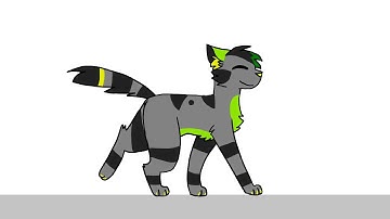 Cat Walk Cycle/First Opentoonz Animation