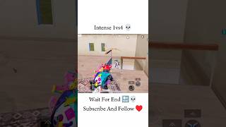 Intense 1vs4 💀 #pubgmobile #pubgm #bgmi #intense1vs4 #youtubeshorts #vishuplayzzz