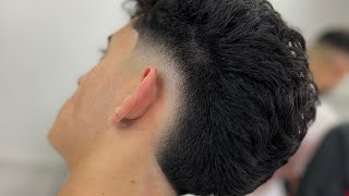 Corte mohicano ( Burst Fade ) paso a paso Tutorial de barbería #rells #mohak #fade #viral