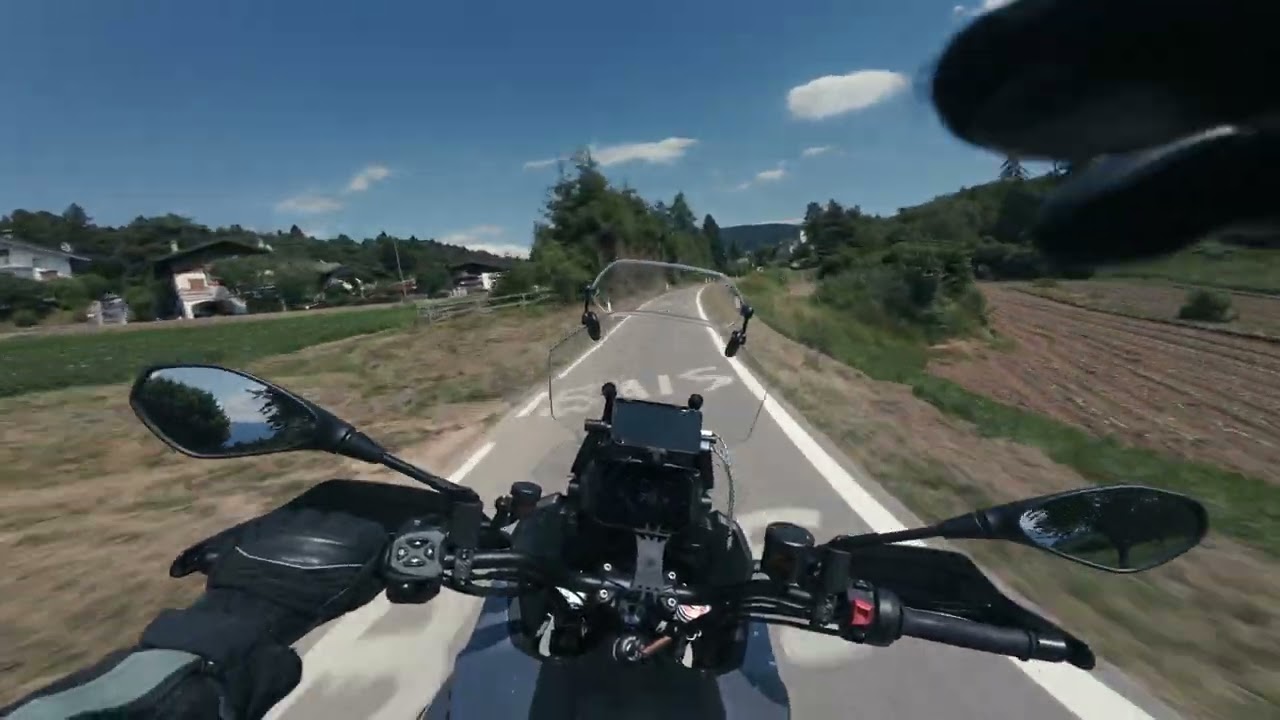 Moto Guzzi Stelvio with Mistral Exhaust – Riding Passo Santa Barbara | Pure Dolomites Vibes! SP48