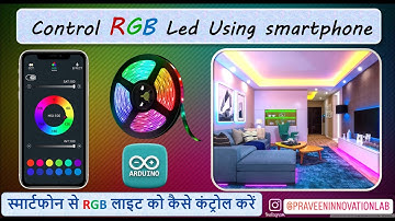 Control RGB Led Using Android smartphone (Tutorial : 94 in हिंदी)