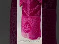 Beautiful Pink Embroidered Ladies Dress | Hand Made Tailoring Masterpiece 💖 #Shorts