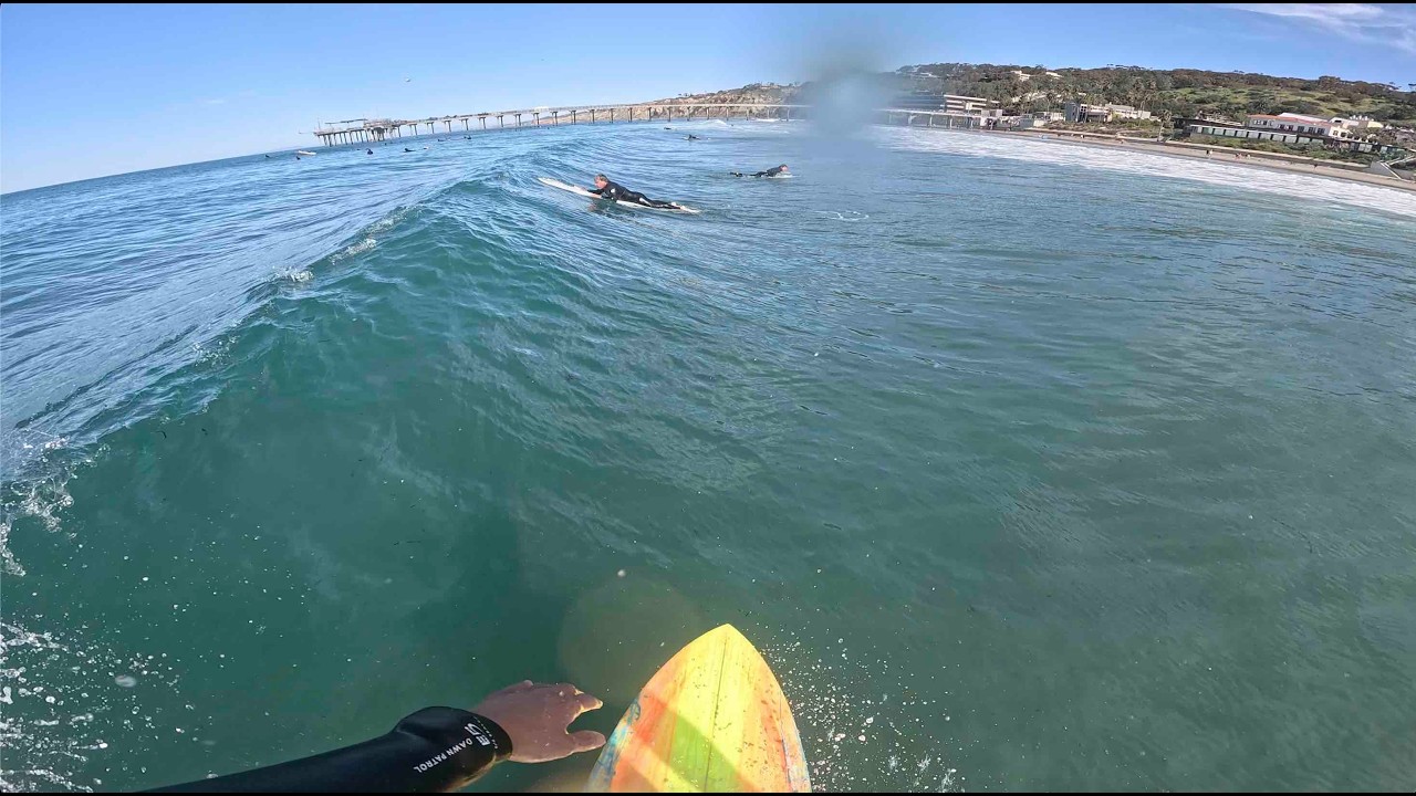 surfing san diego when the whole country is freezing