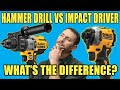 Difference Between a Hammer Drill vs Impact Driver | Which One Drills Faster in Concrete?