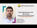 Research Seminar by Dr. Dimple Sharma, Assistant Professor, Department of Physics, GITAM, BLR