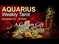 AQUARIUS Weekly Tarot Reading 'A FORTUNE TURN OF EVENTS!" December 22 - 28 2025