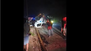 LAKA TRUK TERPARAH DI JB SALATIGA 2025 