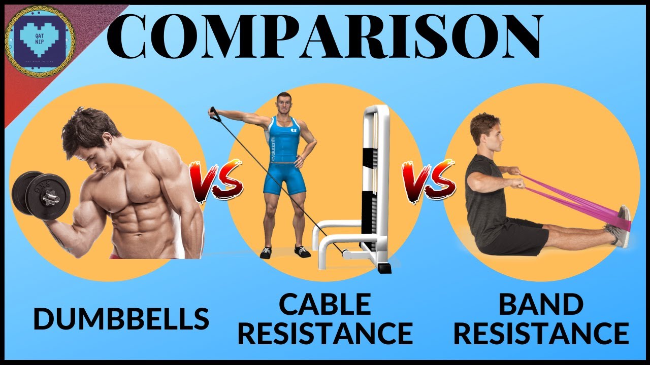 Dumbbells vs Cable Resistance vs Band Resistance | Comparison under 3  minutes - YouTube
