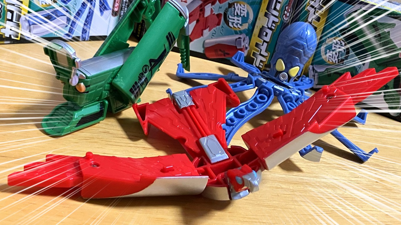 食玩でもDX版とほぼ同じギミックが楽しめる！「仮面ライダーオーズ