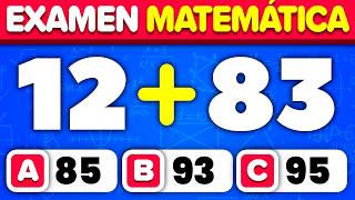 ¿ERES un GENIO? 🧠 EXAMEN SORPRESA (Fácil a Extremo) 🔢 | Play Quiz de Matemáticas