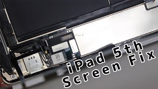 iPad 5世代 2017 ホームボタン＆ガラス割れ修理やり方方法