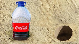 Experiment: Coca Cola vs Mentos Underground