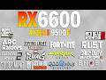 RX 6600 vs Test in 23 Games Benchmark 1080p | Current Performance?
