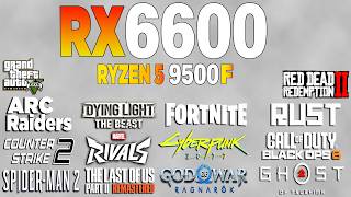 RX 6600 vs Test in 23 Games Benchmark 1080p | Current Performance?
