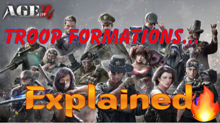 BEST Troop Formations in Age of Z origins! Tutorial. Proven. Simple. Explained.