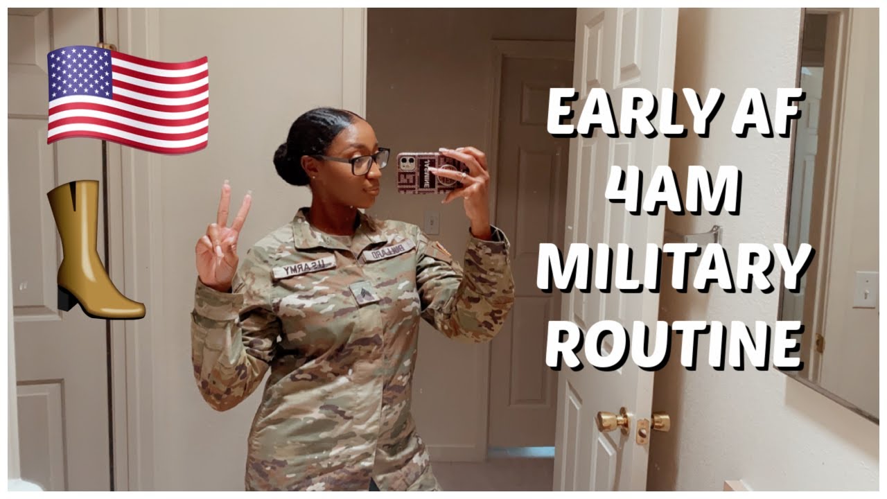 My Realistic Early AF Morning Routine| 4AM Military Routine| Active ...
