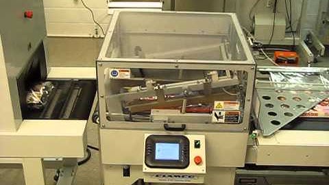 CLAMCO 6700GLX Automatic L-Bar Sealer with Heat Shrink Tunnel: Board Game Demo