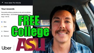 Free ASU Online College for Uber Drivers!  100% Tuition!