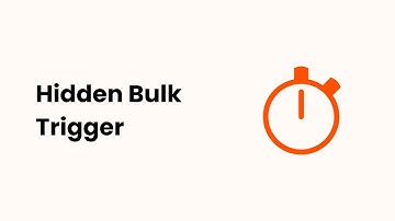 Hidden Bulk Trigger Component for your Adalo app