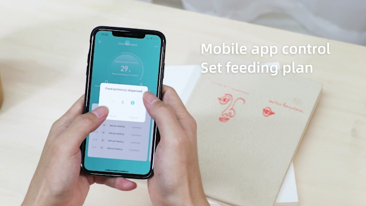 boqii catlink automatic cat feeder YouTube