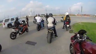 Houston Texas Motorcycle Group Ride - Yamaha Fz-07 Top Speed