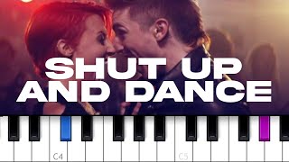 WALK THE MOON - Shut Up And Dance (piano tutorial)