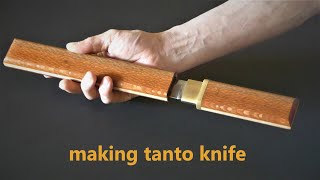 Knife making- Tanto  knife(칼 만들기)