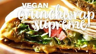 Vegan Crunchwrap Supreme Plant-Based, Oil-Free