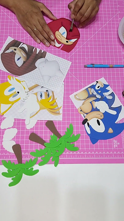 Artes de Monizinha - Bolo Fake Sonic 💙 . Hoje falamos de jogos