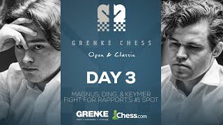 Watch Magnus, Ding, & Keymer Fight To Snatch #1 Spot From Rapport! GRENKE Chess Classic 2024 Rds 5-6 screenshot 3