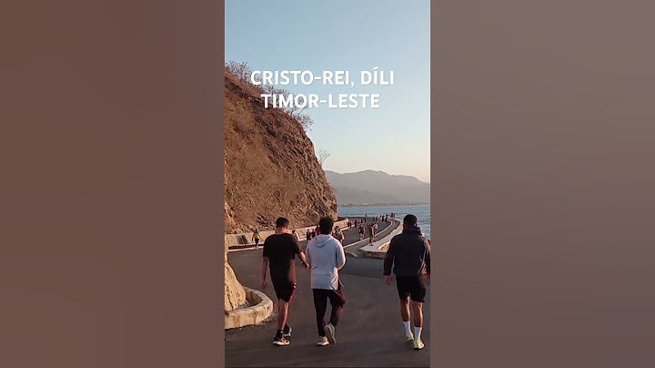 Dalan foun Cristo Rei, Díli Timor-Leste 2024
