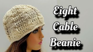 Crochet Cable Stitch Beanie Tutorial