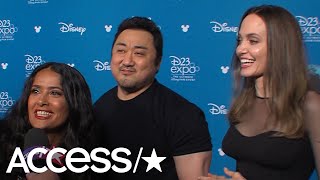 Salma Hayek Freaks Out Over 'Eternals' Co-Star Angelina Jolie In This Interview!