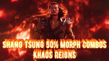 Shang Tsung 50% Morph Combos With Every Character - Mortal Kombat 1 Khaos Reigns
