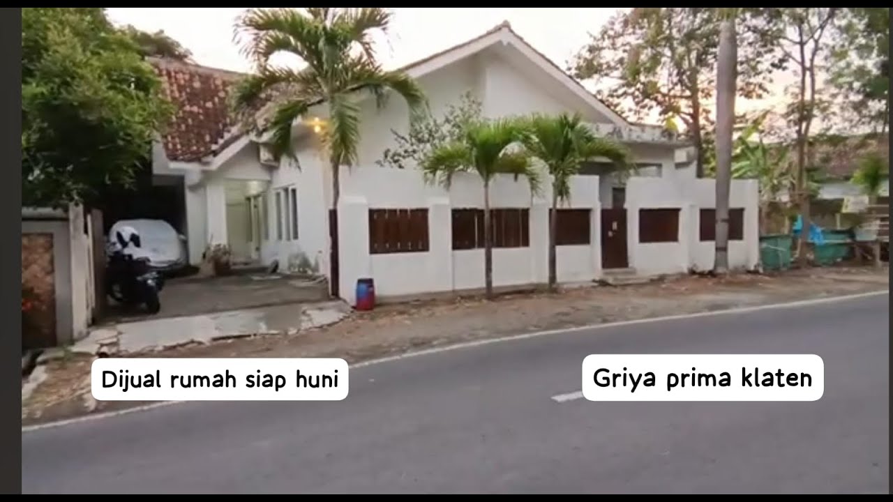 ❌️Terjual rumah SHM luas 262m hadap jalan raya DPU. komplek perumahan griya prima Klaten harga 950jt