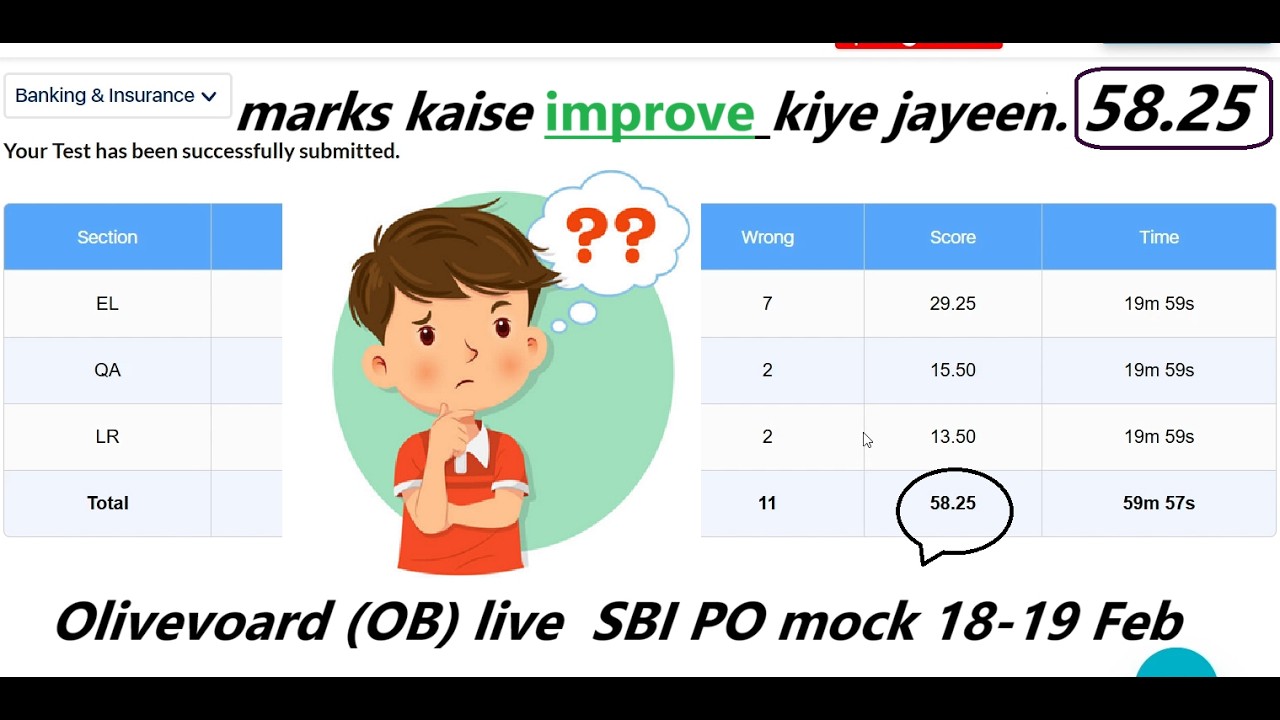 Olivevoard SBI PO live mock 18-19 Feb
